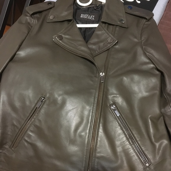 BADGLEY MISCHKA LEATHER JACKET - Picture 5 of 5